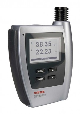 Rotronic HYGROLOGNT2D-NP Humidity-Temperature Data Logger with display, 1 input-