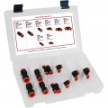 S.U.R. and R. K555 Ensemble de raccords d'union pour conduites de carburant en nylon, lot de 12, standard et m&amp;eacute;trique-
