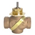Schneider Electric VB-7213-0-4-03 2-Way Brass Trim Globe Valve Body with soft seats and threaded NPT, stem up open, 0.5&amp;quot;, 2.2 Cv-