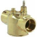 Schneider Electric VT2417 Erie PopTop General Control Valve, 1", 2-way, sweat, 8CV, brass-