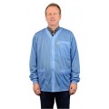 SCS 770010 Smock Jacket with Knitted Cuffs, Blue, XSmall-