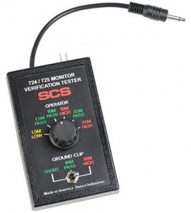 SCS 770065 Testeur de v&amp;eacute;rification pour moniteurs 724 et 725-