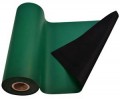 SCS 770077 R3 Dissipative Rubber Worksurface Mat Roll, 18&amp;quot; x 50&#039;, Green-