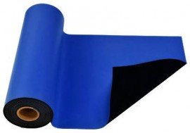 SCS 770078 R3 Dissipative Rubber Worksurface Mat Roll, 18&amp;quot; x 50&#039;, Blue-