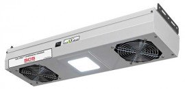 SCS 770112 Ioniseur suspendu Ion Pro avec &amp;eacute;clairage DEL, 2 ventilateurs, 120 V CA-