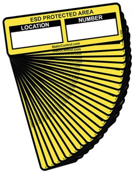 SCS 770766 Measurement Location Labels, 25 Pack-
