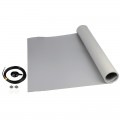 SCS 8253 3-Layer Vinyl Mat Roll Kit, Gray, 0.14in x 48in x 24ft Roll-