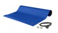 SCS 8900 8900 Series 2-Layer Rubber Mat Kit, 0.065" x 24" x 48", Blue-