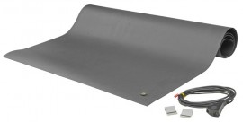 SCS 8901 8900 Series 2-Layer Rubber Mat Kit, Gray, 0.065 x 24 x 48&amp;quot;-