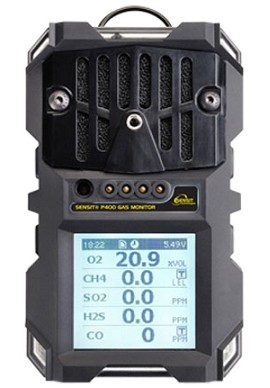 SENSIT 925-00000-80 P400 2-Gas Personal Gas Monitor with Pump, NO2, SO2-