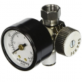 Sharpe 2210 Air Adjusting Valve with Gauge, 0 to 160 psi, 1/4"-