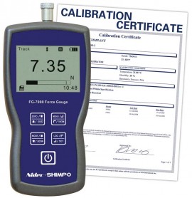 SHIMPO FG-7004-NIST Digital Force Gauge/Data Logger, -