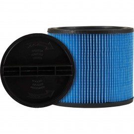 Shop-V CA 9035033 Filtre d'aspirateur pour aspirateurs de liquides et poussi&amp;egrave;res de 18.93 L et plus, nanofibre, cartouche-