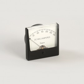 Simpson 02609 AC Ammeter Wide-Vue Analog Panel Meter, 0 to 25, 2.5"-