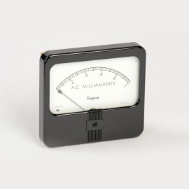 Simpson 10920 Model 177D Self-Shielding Movement Wattmeter Rectangular Analog Panel Meter, 0 to 3,000, 2.5&quot;-