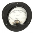 Simpson 35037 Round Analog Panel Meter, 75 to 0 to 75, 3.5&amp;quot;-