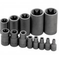 SK Tools 19761 Female Torx Socket Set, 13-pack, 1/4", 3/8", and 1/2" drive-
