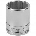 SK Tools 2319 Douille, m&amp;eacute;trique, chrome-
