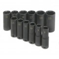 SK Tools 4082 Ensemble de douilles m&amp;eacute;triques, prise 9.52 mm, &amp;agrave; chocs-