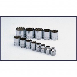 SK Tools 4653 Socket Set, 3/8" drive, 12-point-
