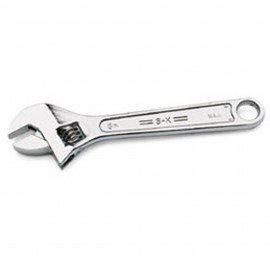 SK Tools 8008 Cl&amp;eacute; &amp;agrave; molette, 203.2 mm, capacit&amp;eacute; de m&amp;acirc;choire de 23.88 mm-