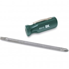 SK Tools 85112 Tournevis de poche, 2-en-1, P1 x 4.8 mm-