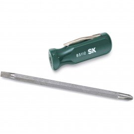SK Tools 85112 Tournevis de poche, 2-en-1, P1 x 4.8 mm-