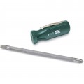 SK Tools 85112 Pocket Screwdriver, 2-in-1, P1 x 3/16"-
