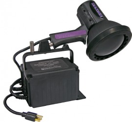 Spectroline NDT ML-3500MXFL MAXIMA UV-A Lamp, Flood Version with Flood/Anodized Reflector Assembly, 365nm with Battery Pack-