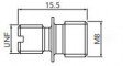 SPM 18179 Thread Adapter M8 to UNF 1/4&quot;-28-