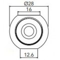 SPM 18466 Glue-On Installation Foot-
