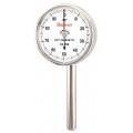 Starrett 196B6 Universal Back Plunger Dial Indicator, 0 to 100, antimagnetic-