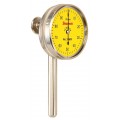 Starrett 196MB1 Universal Back Plunger Dial Indicator, 0 to 100, 0.02 mm graduation-