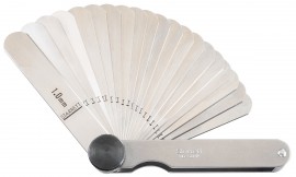 Starrett 66MA Straight Leaf Thickness Gauge, Metric-