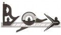 Starrett 9-12-4R 12&amp;quot; Combination Set with square, center and non-reversible protractor head and blade, imperial-