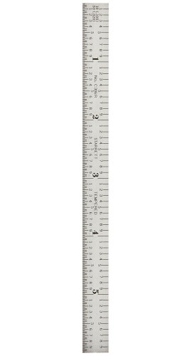 Starrett C306R-6 Steel Rule with Inch Graduation, 6&amp;quot;-