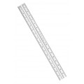 Starrett C316R-18 Full Flexible Steel Rule with Inch Graduations, 16R, 18&amp;quot;-