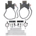 Starrett S668DZ Shaft Alignment Clamp Set, 5 to 9&quot;-