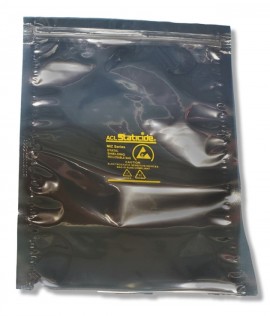 ACL Staticide MIZ58 Metal-In Shielded Bag, 5 x 8&quot;, resealable-