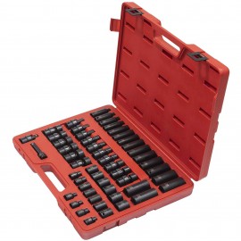 Sunex 3351 Ensemble de douilles &amp;agrave; chocs, entra&amp;icirc;nement 9.52 mm, lot de 51 m&amp;eacute;trique-
