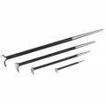 Sunex 9804 Pry Bar Set, 4-pack, hook and point design-