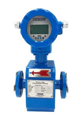 Tek-Trol Tek-Flux 1400A Electromagnetic Flowmeter, 4", 316L SS-