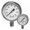 Tel-Tru 33 Industrial/Hydraulic Pressure Gauge, 4&amp;quot;, NPT-