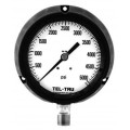 Tel-Tru 10 Solid Front Process Pressure Gauge, VAC 30&amp;quot; Hg-0 psi, 4&amp;frac12;&amp;quot;-