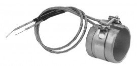 TEMPCO NHW Duraband Nozzle Heater with wire braid leads, 120 V, 125 W-