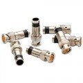 Tempo PA9740 Compression Connector, RG6 and RG6Q, BNC, 50-pack-