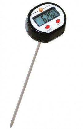 Testo 0560-1110 Immersion and Penetration Thermometer, 4.88&amp;quot;-