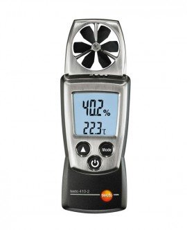 Testo 410-2 Thermo-an&amp;eacute;mom&amp;egrave;tre &amp;agrave; pales rotatives avec humidit&amp;eacute;-