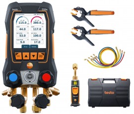 Testo 0564 5583 01 558s Digital Manifold Kit with hoses-