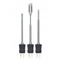 Testo 0602 5093 Temperature Probe Kit with air probe, immersion/penetration probe, and surface probe, TC type K-